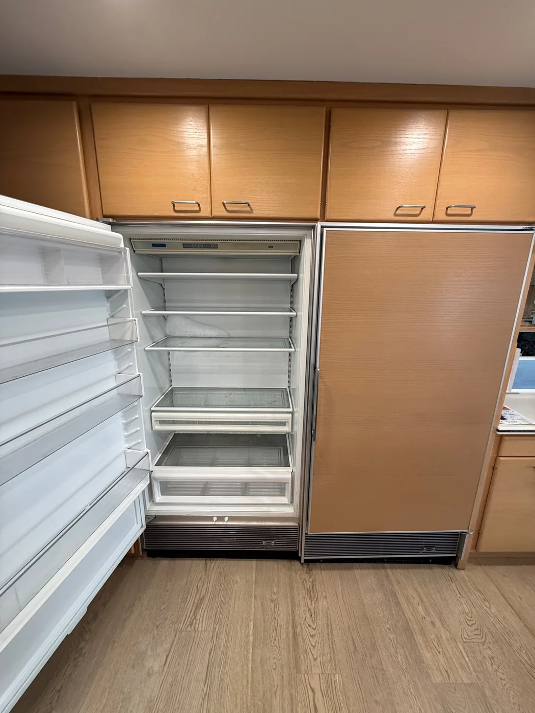 Sub-Zero refrigerator interior